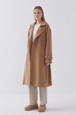 Eva Camel Kaşe Kaban - Görsel 2