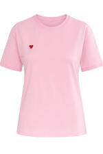 Lily Pembe Kalpli Tişört