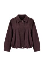 Valencia Bomber Ceket Bordo