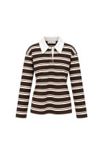 Ruby Polo Yaka Çizgili T-shirt