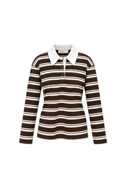 Ruby Polo Yaka Çizgili T-shirt